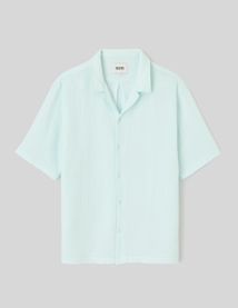 Chemise manches courtes gaze de coton