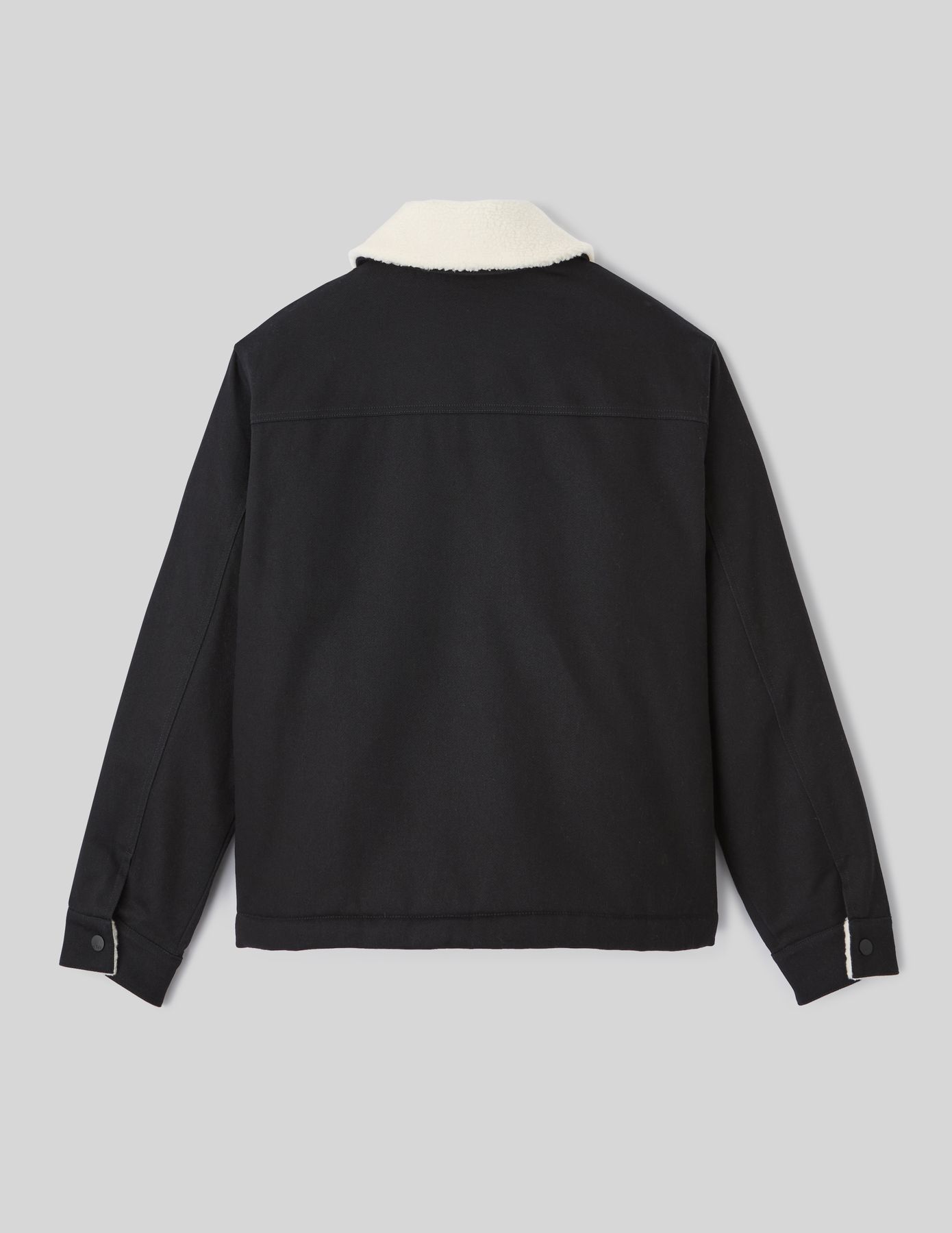 Blouson zippé col sherpa