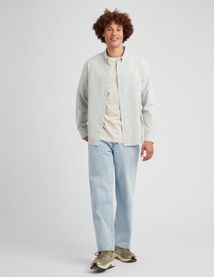 Chemise oxford rayée