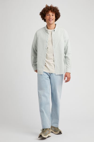 Chemise oxford rayée