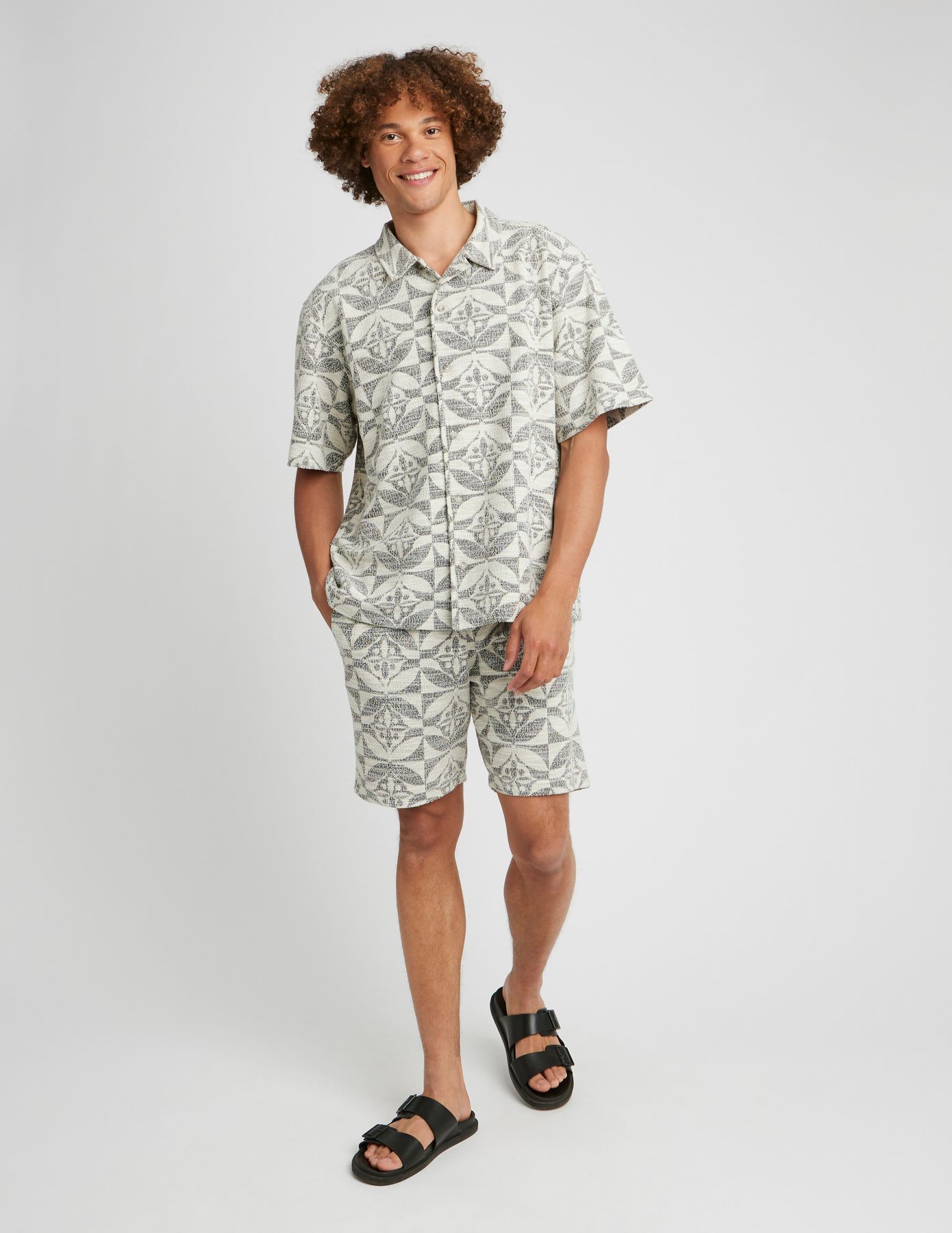 Chemisette en maille Jacquard
