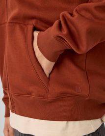 Sweat zipp&eacute; &agrave; capuche