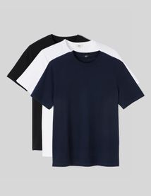 Lot de 3 basiques unis