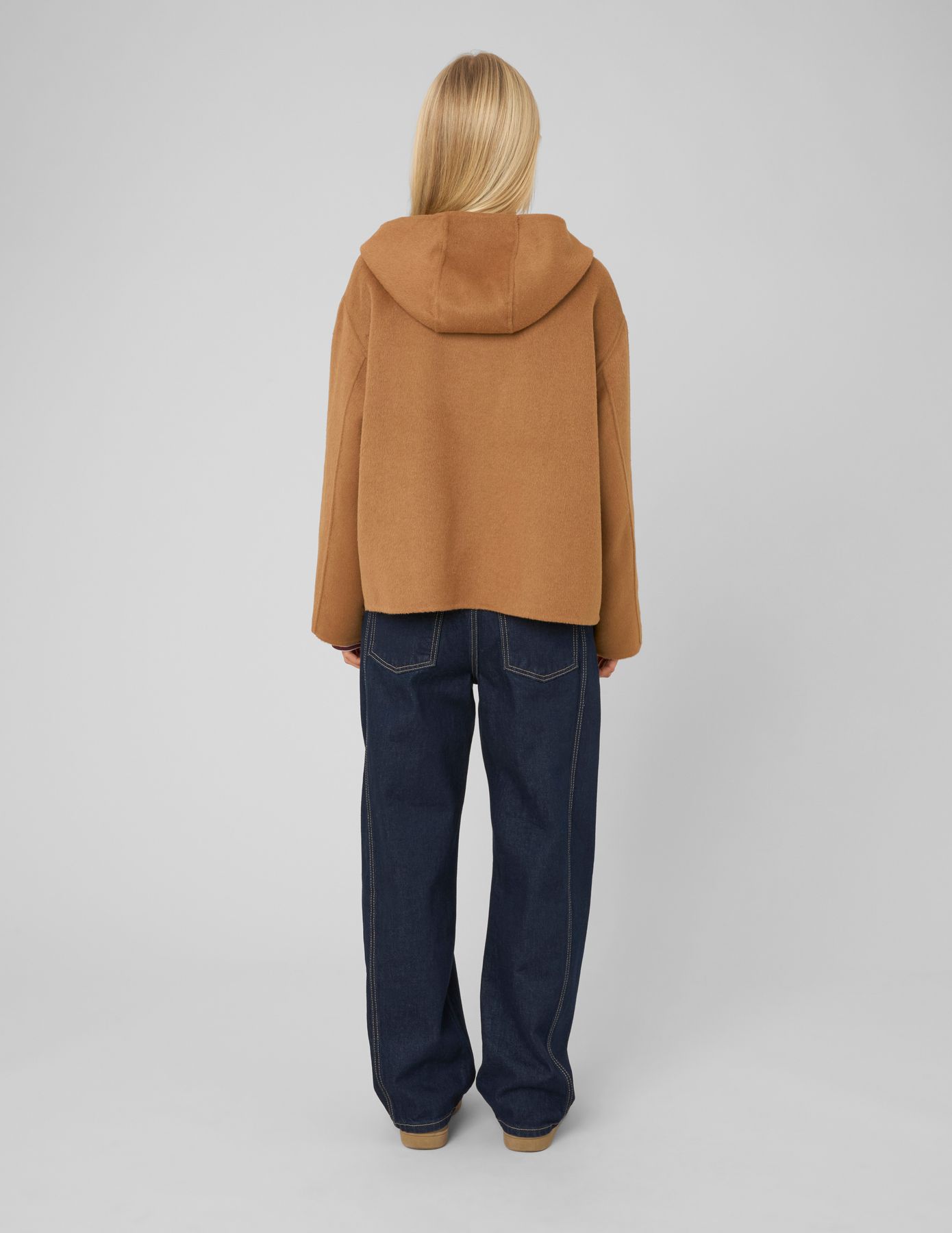 Manteau &agrave; col &eacute;charpe