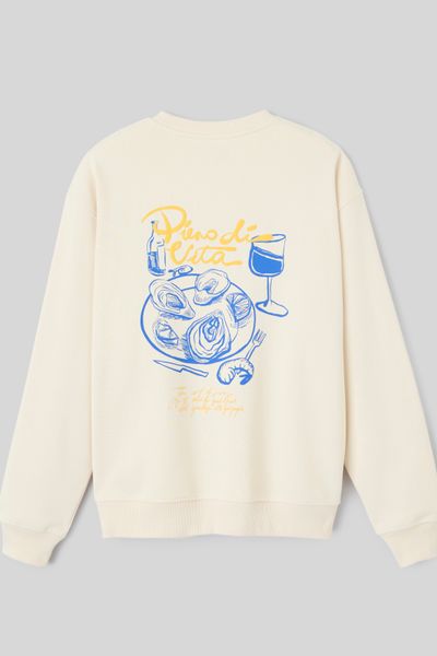 Sweat imprim&eacute; devant/dos