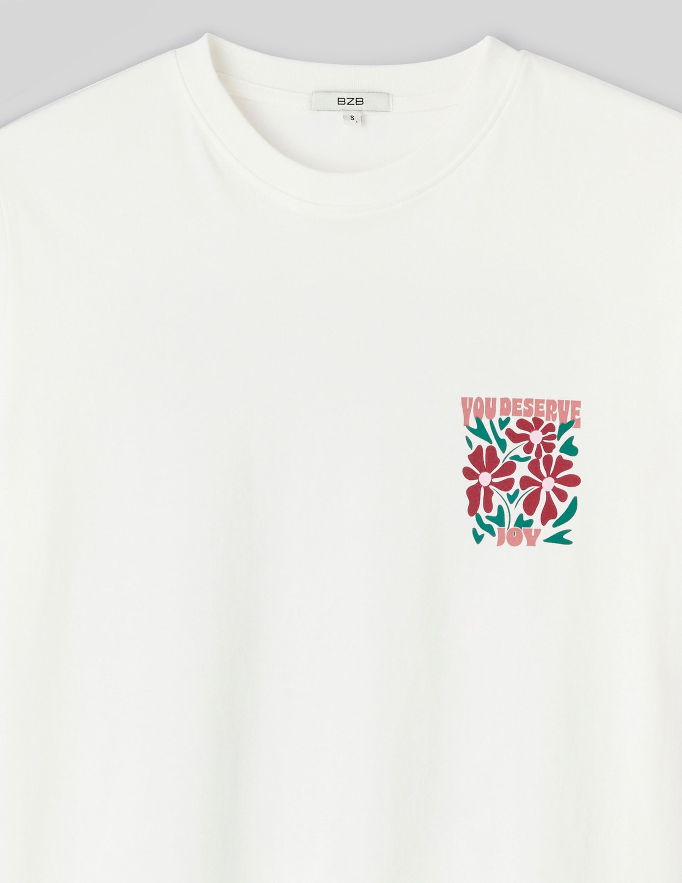 T-shirt imprim&eacute; devant/dos