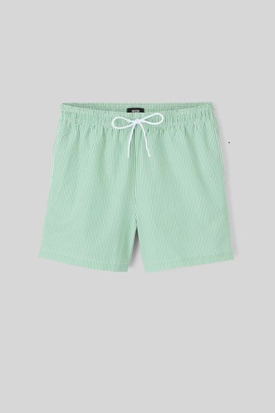 Short de bain en seersucker