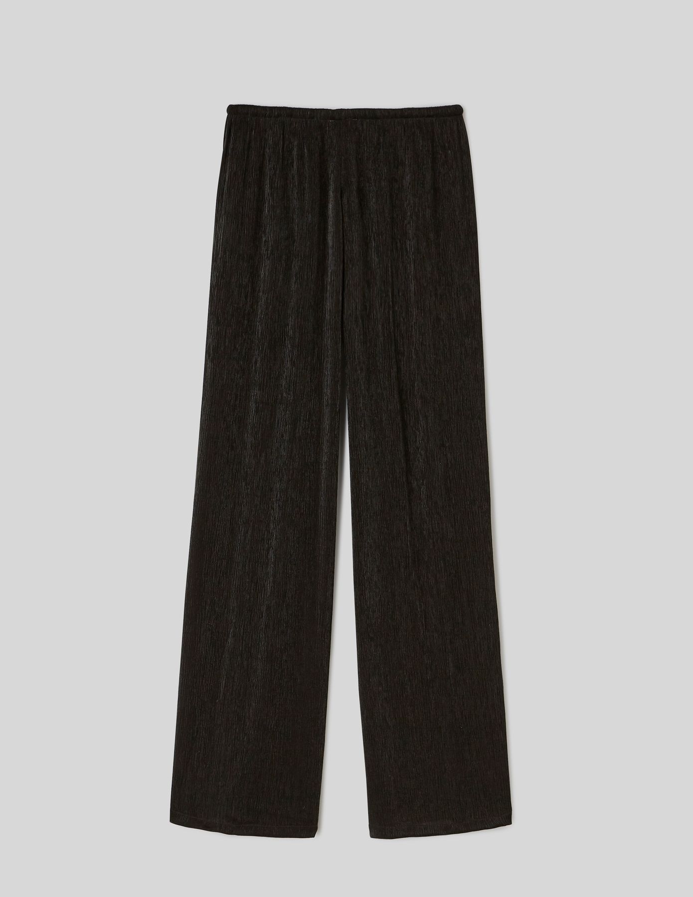 Pantalon satin plissé