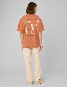 T-shirt imprim&eacute; devant / dos