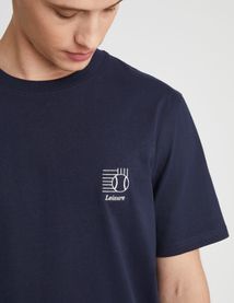 T-shirt brodé à message