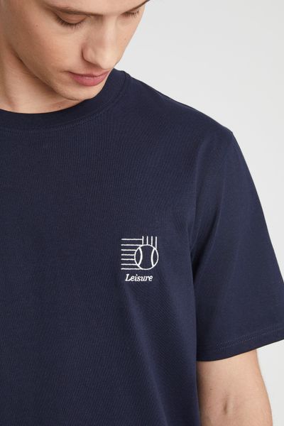 T-shirt brodé à message