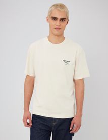 T-shirt broderie poitrine