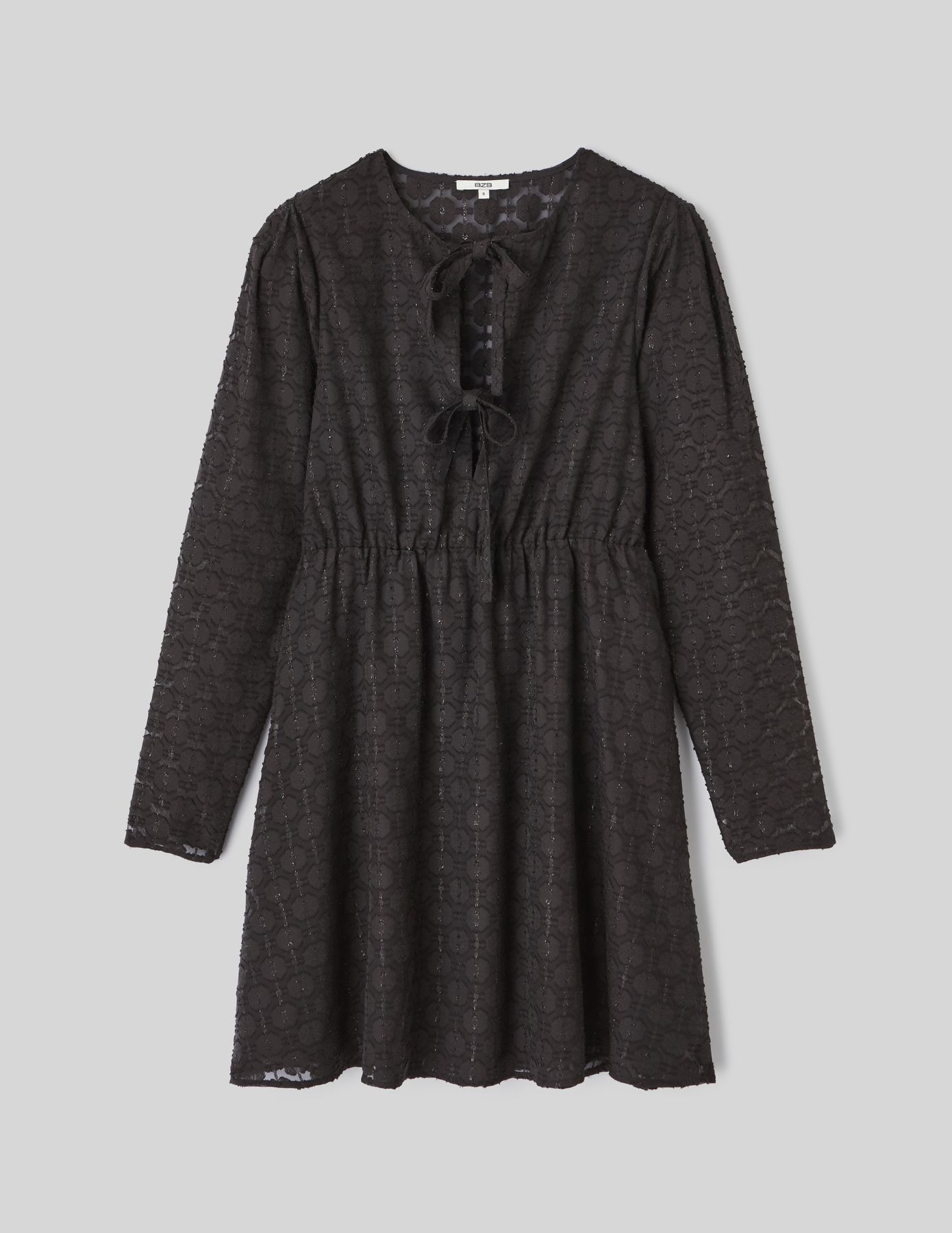 Robe courte jacquard