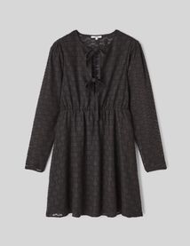 Robe courte jacquard