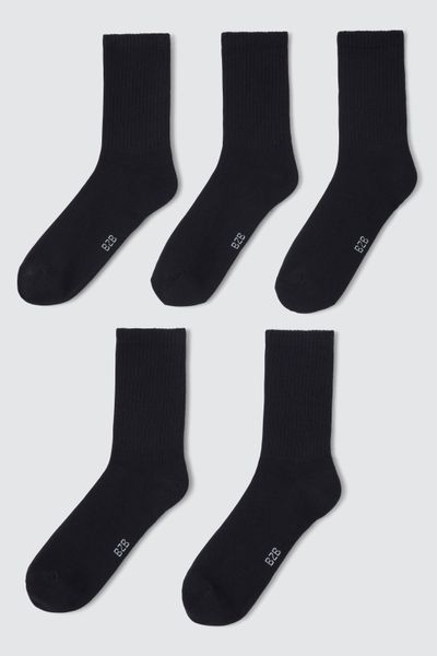 Lot de 5 paires de chaussettes unies