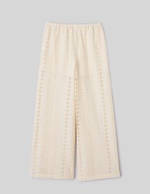 Pantalon broderie anglaise
