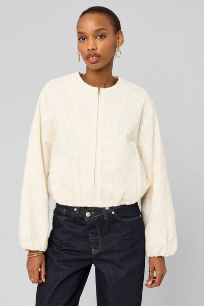 Veste boule l&eacute;g&egrave;re brod&eacute;e