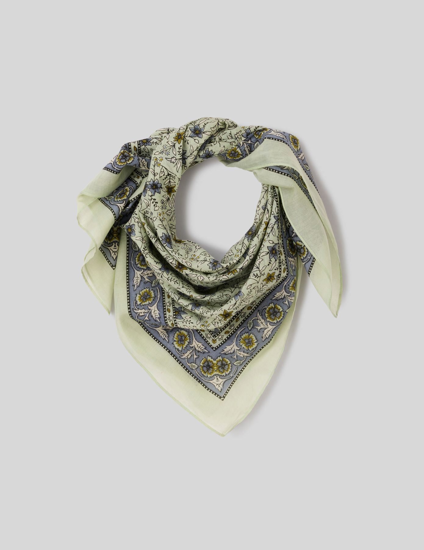 Foulard coton imprimé