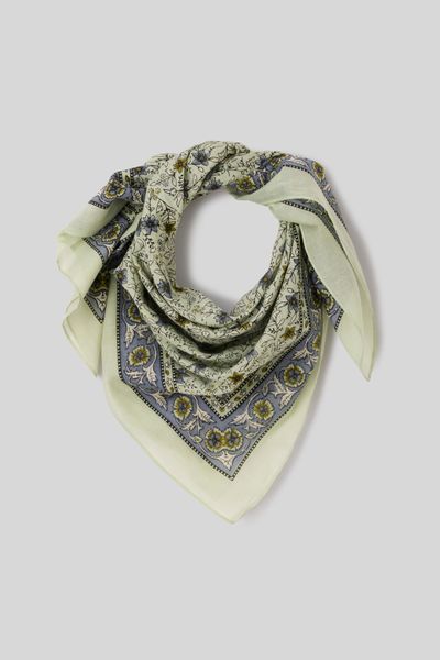 Foulard coton imprimé