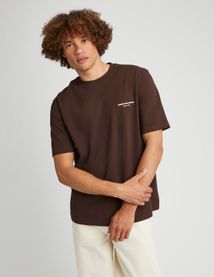 T-shirt gaufré imprimé