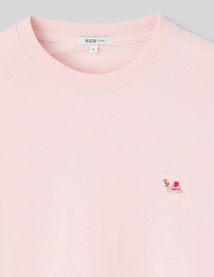 T-shirt broderie poitrine