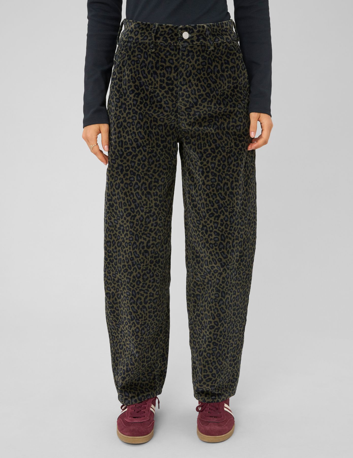 Pantalon imprim&eacute; coupe ballon