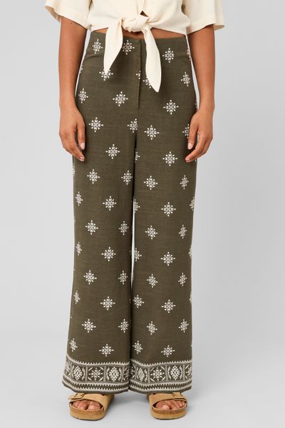 Pantalon brod&eacute;