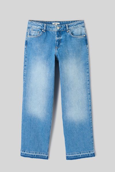 Jean straight taille basse