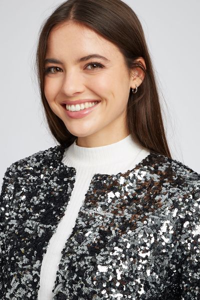 Veste courte sequins