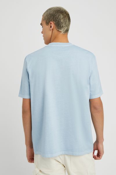 T-shirt lourd d&eacute;lav&eacute; brod&eacute;