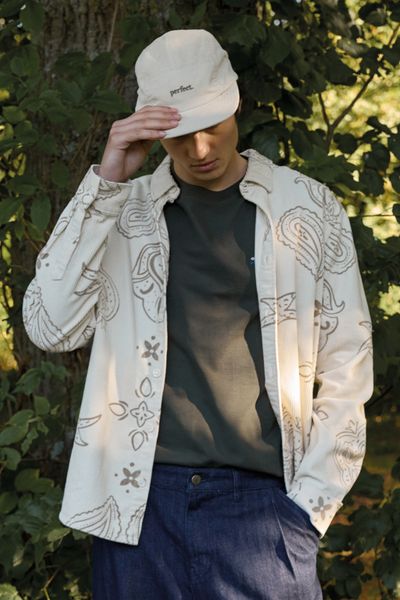 Chemise imprim&eacute;e en velours
