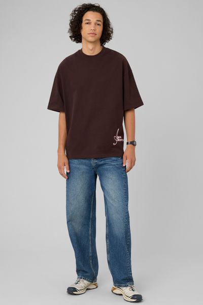 T-shirt &eacute;pais imprim&eacute; devant / dos