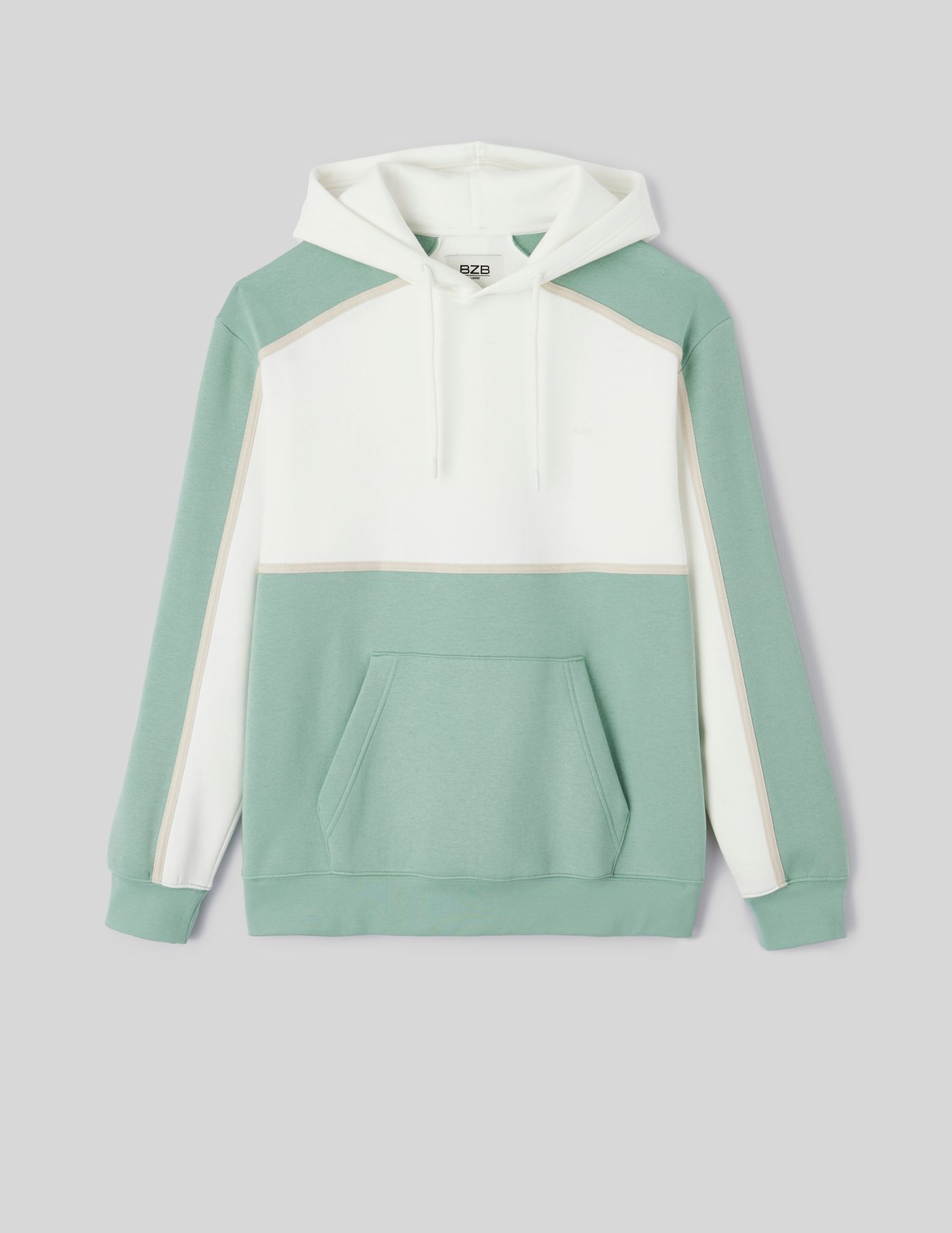 Sweat &agrave; capuche colorblock