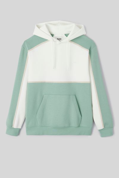 Sweat à capuche colorblock