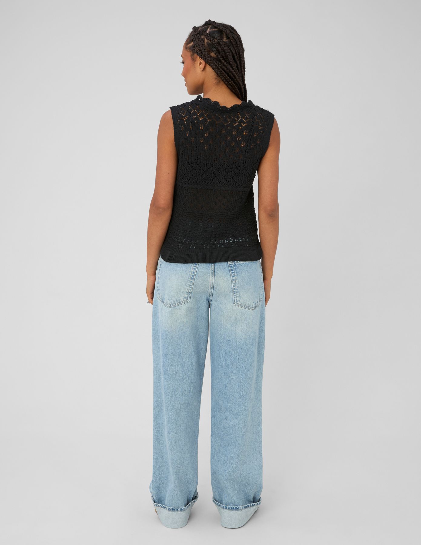 Gilet sans manches crochet