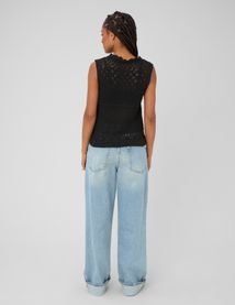 Gilet sans manches crochet