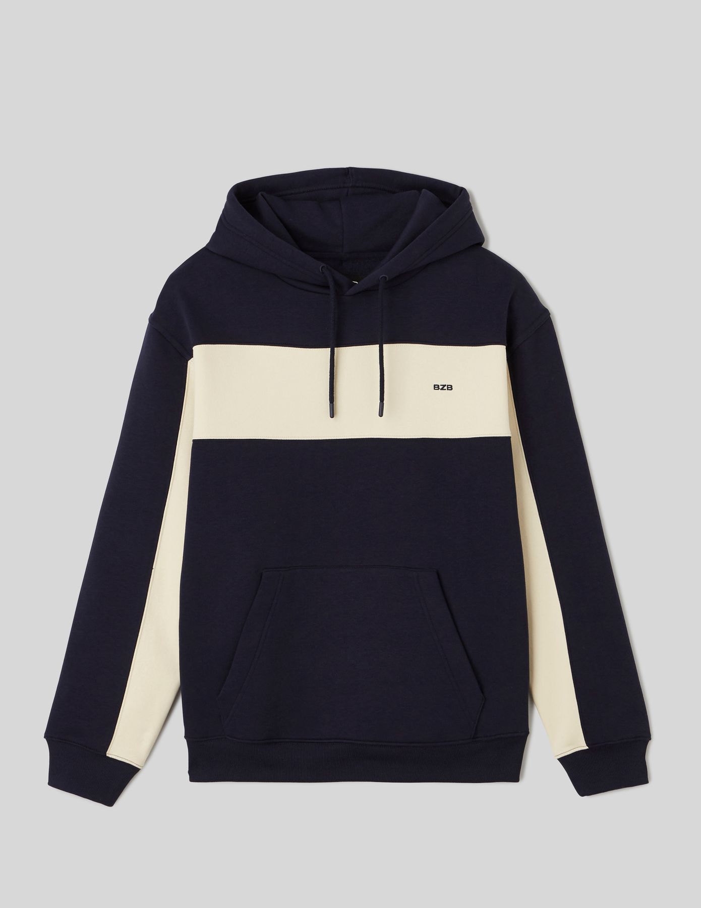 Sweat à capuche colorblock