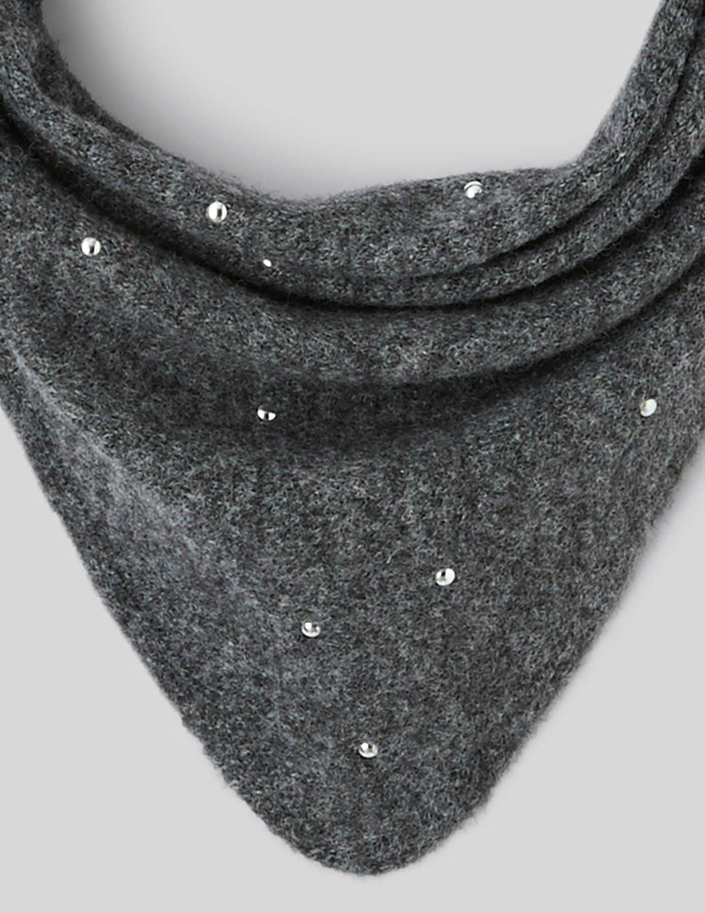 Foulard triangle &agrave; strass