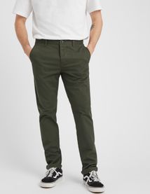 Pantalon chino ajusté