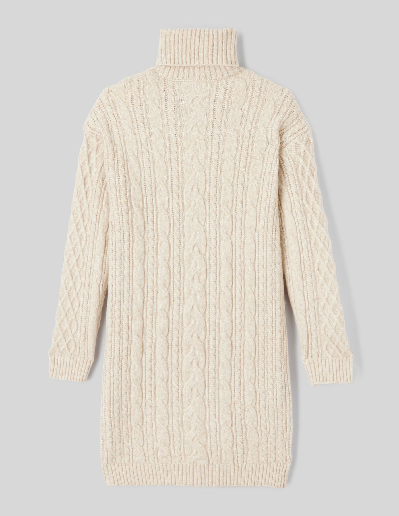 Robe courte pull roulé