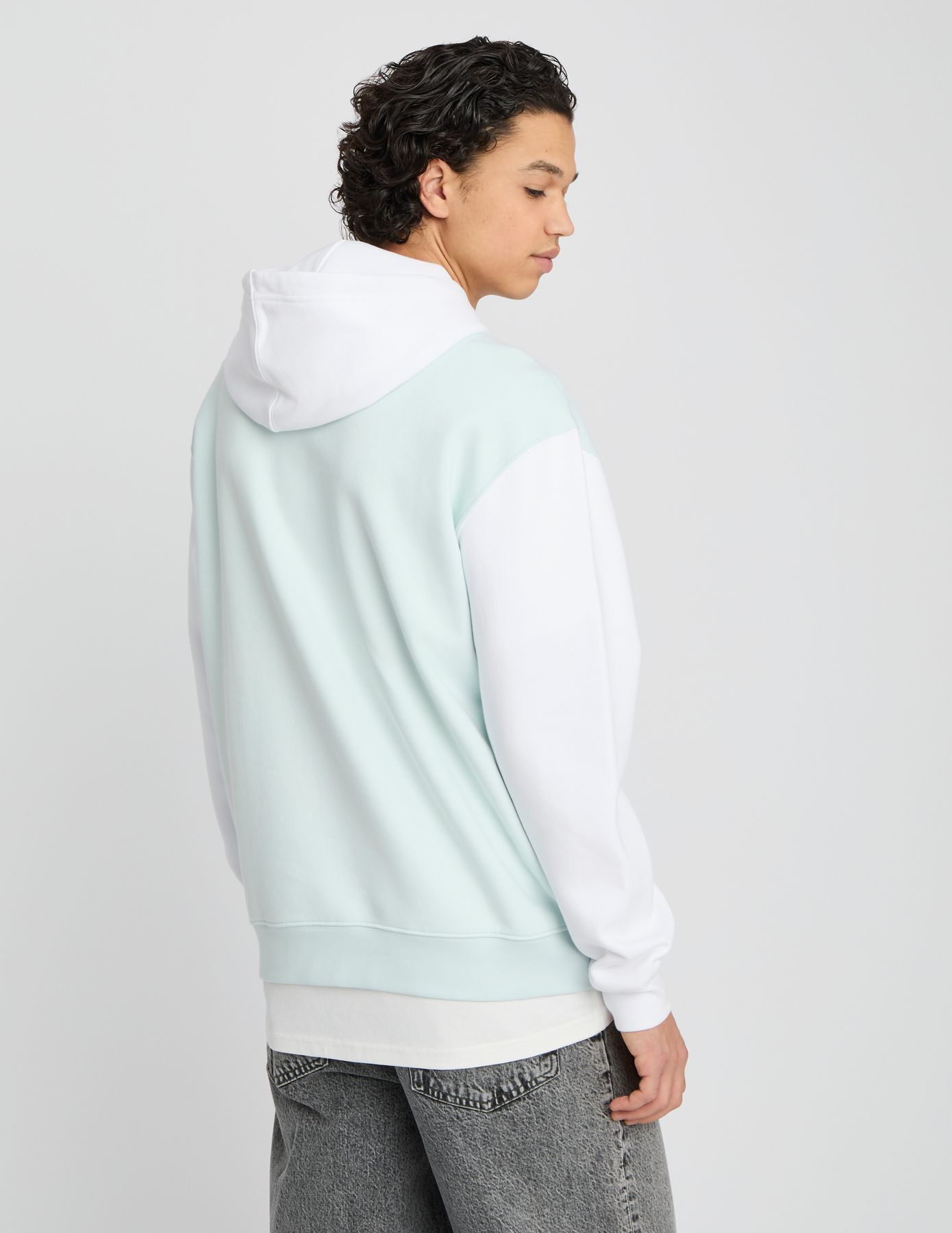 Sweat à capuche colorblock
