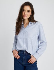 Chemise oxford rayée