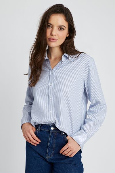 Chemise oxford rayée