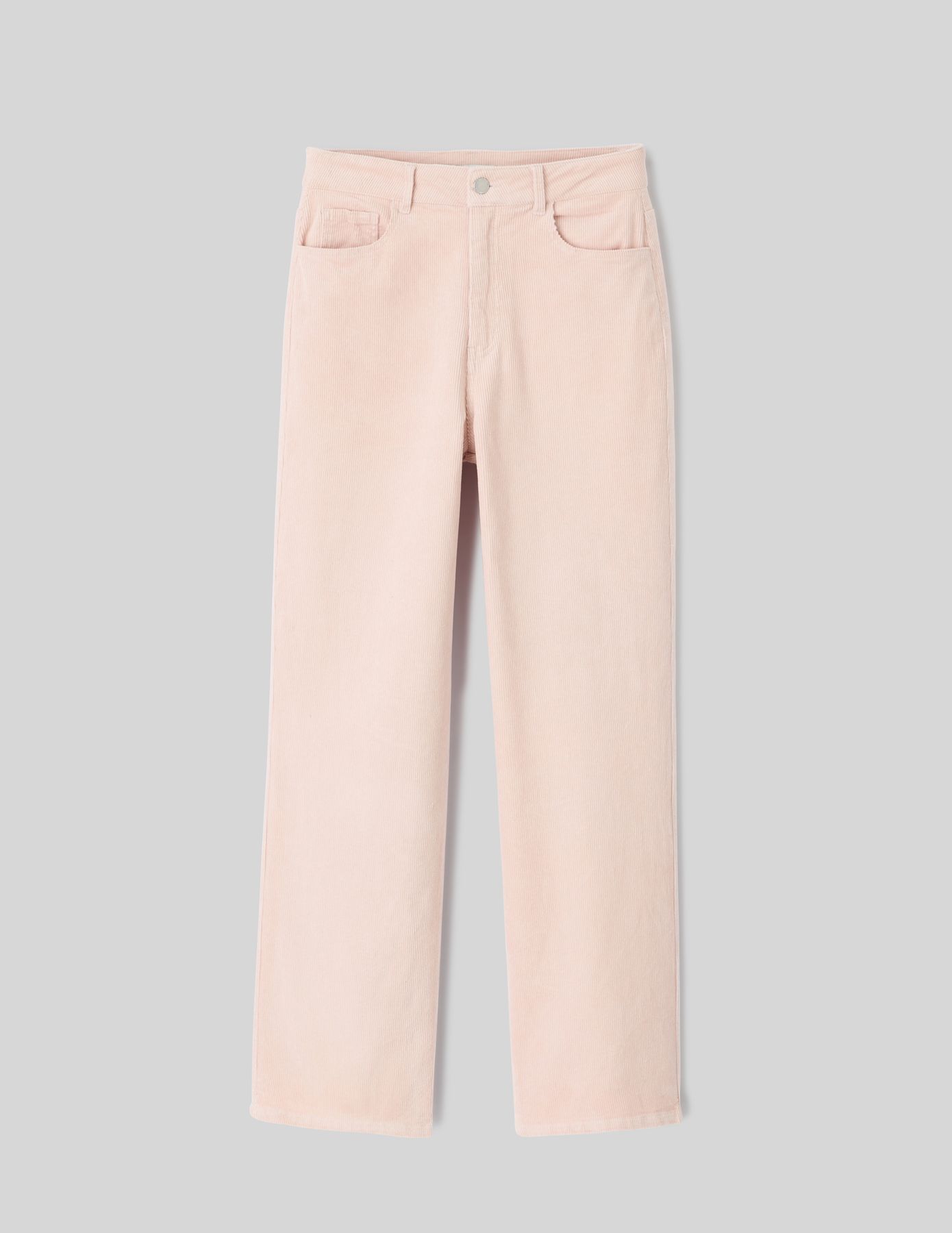 Pantalon straight velours