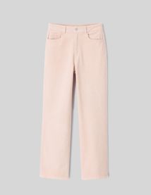 Pantalon straight velours