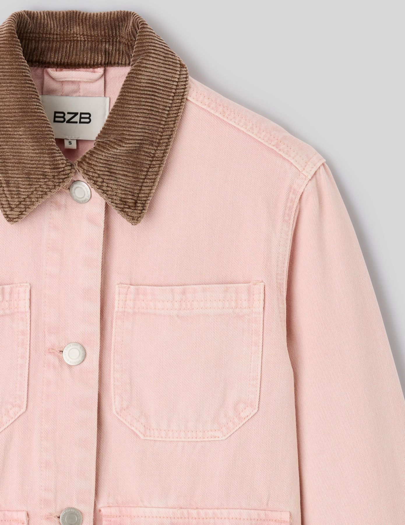 Barn jacket col velours