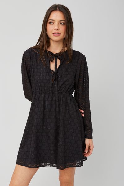Robe courte jacquard