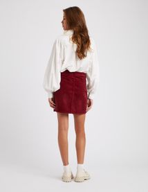 Jupe courte velours