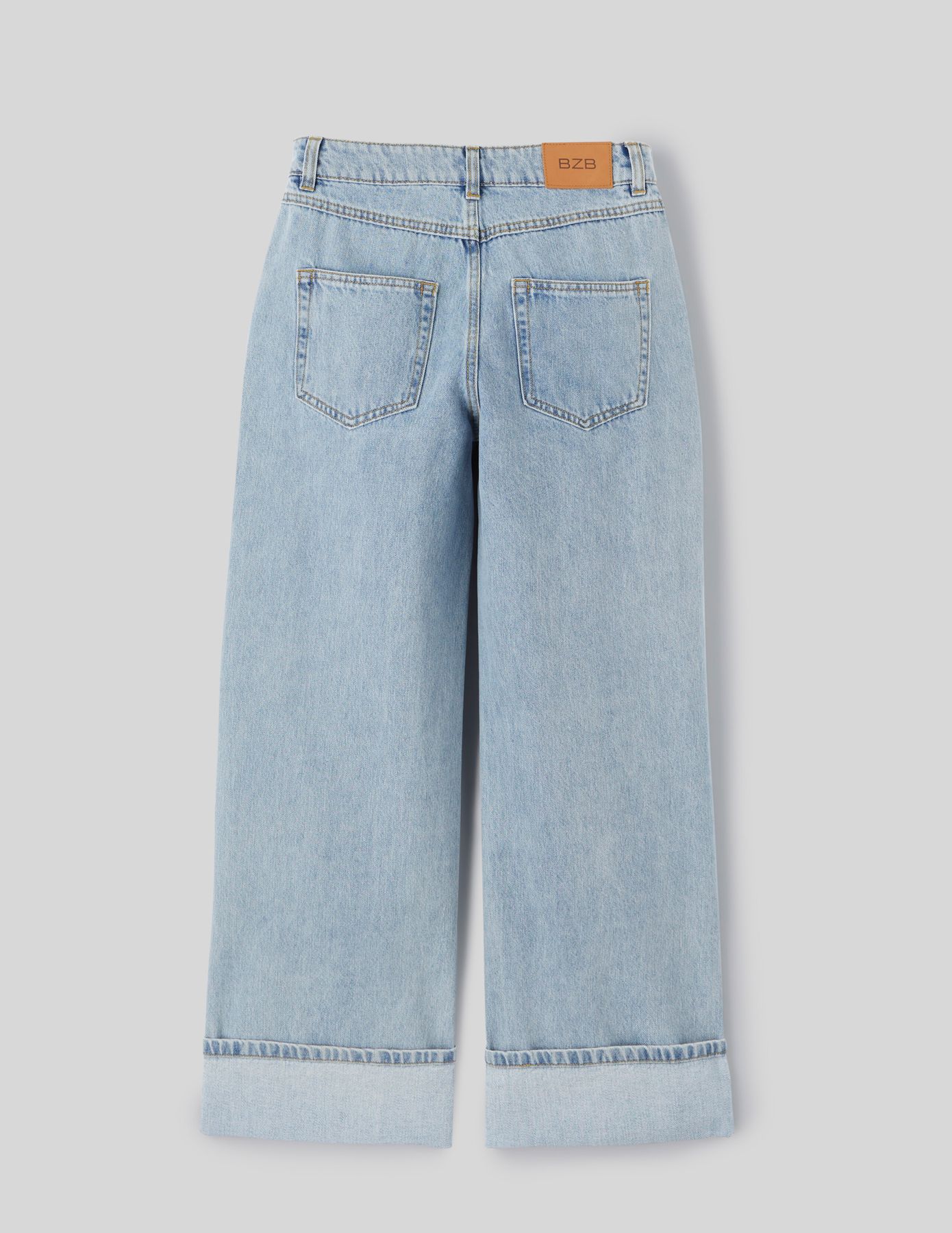 Jean wide leg revers
