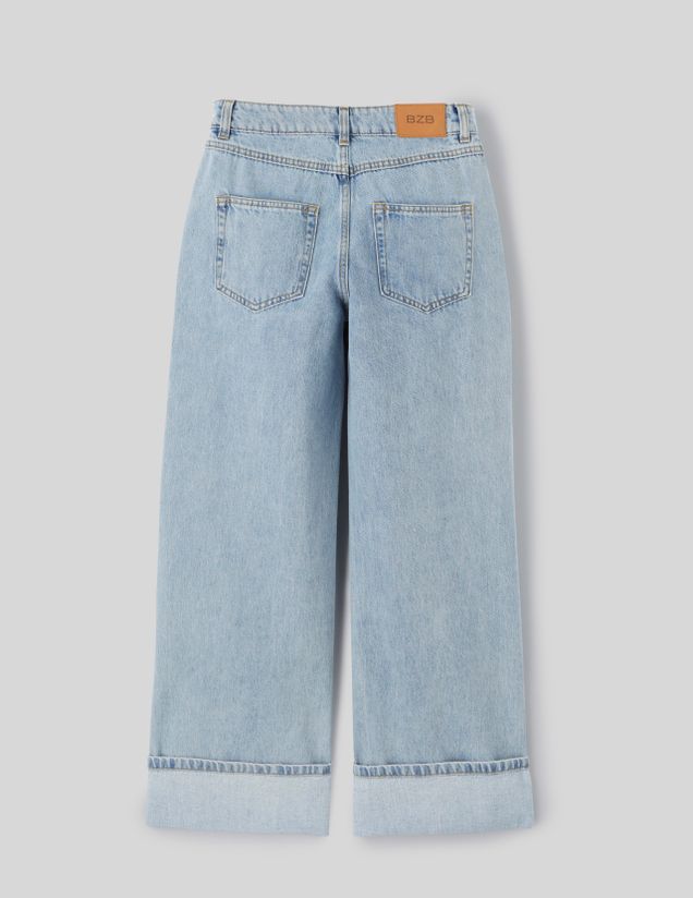 Jean wide leg revers